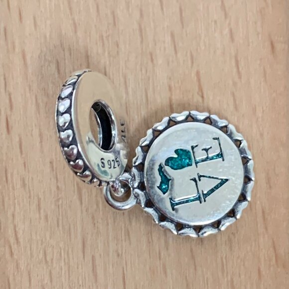 Pandora I Love Michigan Exclusive Dangle Charm, S925 Silver Bracelets - Picture 3 of 4